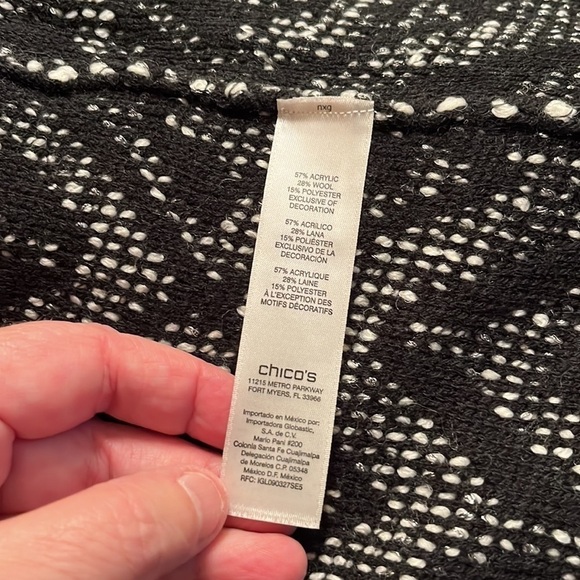 Chico’s open front cardigan Sweater - Picture 7 of 9